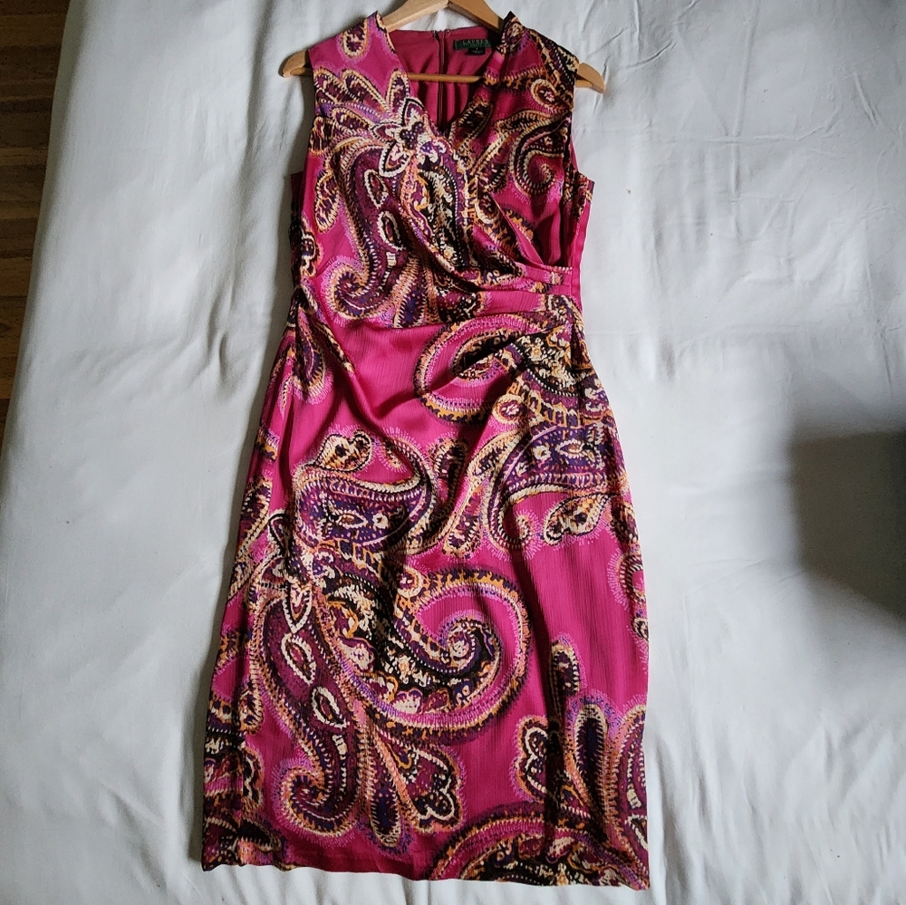 Ralph Lauren Silk Dress Size 8